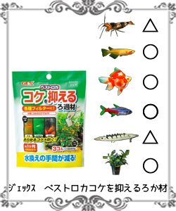 ベストロカ コケを抑えるろ過材